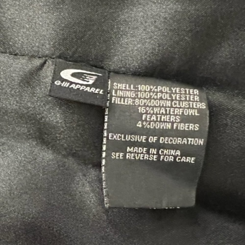 Black Rivet Black Down Zip Jacket - Picture 6 of 6